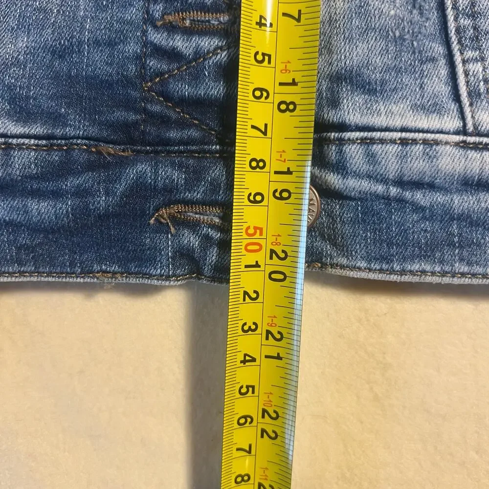 Mavi Jeans Samantha Denim Jean Jacket Women's Size XS Crop Medium-Wash EUC